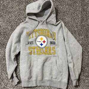 Pittsburgh Steelers Gray Hoodie
